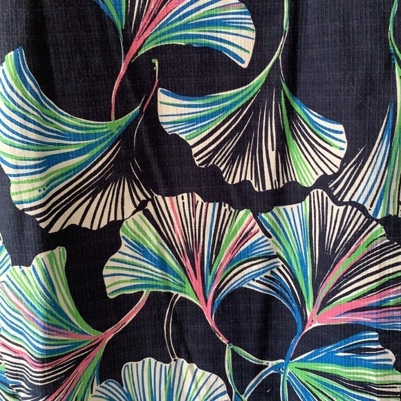 Lilly Pulitzer Gingko Leaves Print Dress 0 - Picture 10 of 10